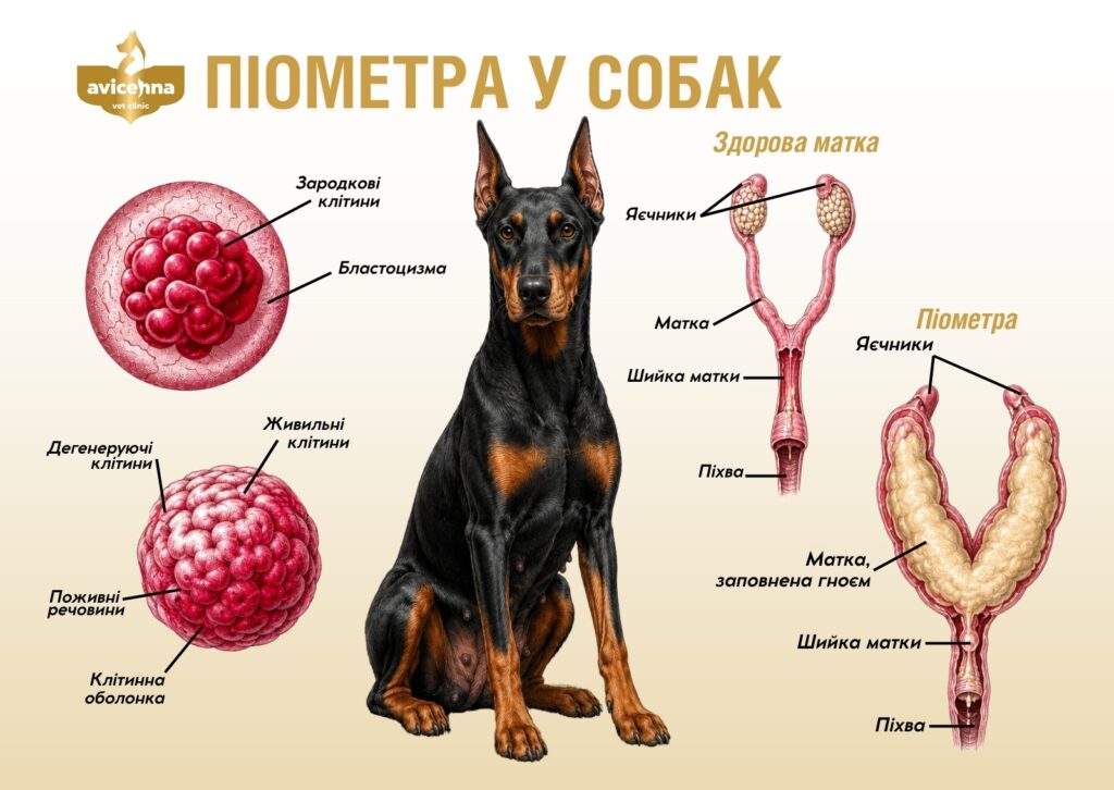 Лікування піометри у тварин Львів